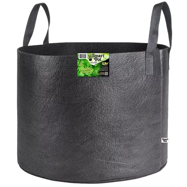High Caliper Smart Pot 30 Gallon, Black with Handles